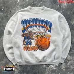 Vintage NCAA Kentucky Wildcats Logo Sweatshirt, Kentucky Wildcats Shirt, Basketball Shirt , Gift For Fans