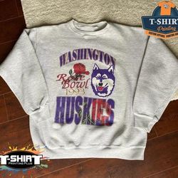 vintage ncaa washington huskies rose bowl shirt , ncaa shirt, sport shirt , gift for friends