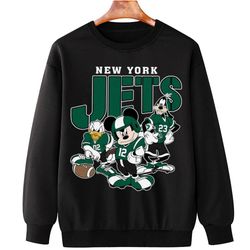 vintage new york jets football mickey donald duck and goofy shirt , new york jets shirt , sport shirt , gift for fans