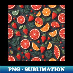 fruit pattern 4 - png transparent sublimation file - capture imagination with every detail