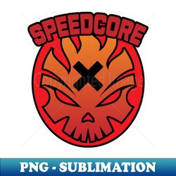 speedcore flaming skull hard dark acid techno - decorative sublimation png file - perfect for sublimation mastery