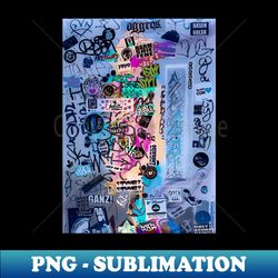 street style design graffiti nyc tags - exclusive png sublimation download - perfect for personalization