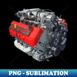 v8 engine - png sublimation digital download - spice up your sublimation projects