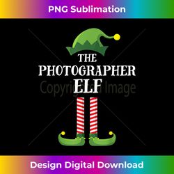 Photographer Elf Matching Family Group Christmas Party - Bespoke Sublimation Digital File - Customize with Flair