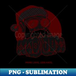 xmas time more love less hate - premium png sublimation file - perfect for creative projects
