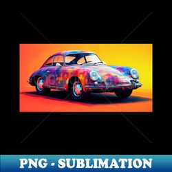 porsche pop art - exclusive png sublimation download - stunning sublimation graphics