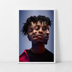 21 savage poster classic retro rock vintage wall art print decor canvas poster