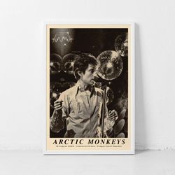 arctic monkeys music concert poster alex turner vintage classic poster print art decor canvas poster