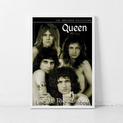 queen music gig concert poster classic retro rock vintage wall art print decor canvas poster-3