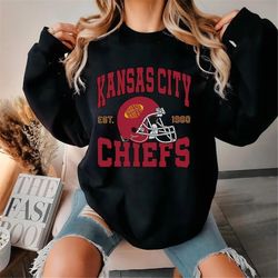 vintage kansas city sweatshirt, chiefs football shirt, 90s sports bootleg style tee, football classic 90s oversized shir