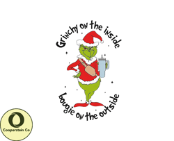 grinch christmas svg, christmas svg, grinch svg, grinchy green svg, funny grinch svg, cute grinch svg, santa hat svg 132