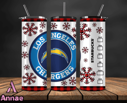 los angeles chargers christmas tumbler png, nfl merry christmas png, nfl, nfl football png 17