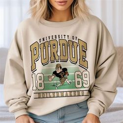 vintage ncaa football shirt, vintage purdue football shirt, purdue football shirt, purdue-boilermakers mascot sweatshirt