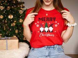 merry christmas shirt,christmas gnomes shirt, cute gnomies christmas shirt,christmas family shirt,christmas gift,holiday