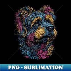 pop art dog - vintage sublimation png download - stunning sublimation graphics