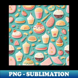 food pattern 3 - premium png sublimation file - spice up your sublimation projects