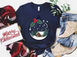 merry christmas glass ball shirt, christmas shirts for women, merry christmas tees, christmas shirts, christmas tees, ch