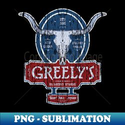 unforgiven - greelys beer garden and billiard parlor - chipped paint distressed - instant png sublimation download - revolutionize your designs