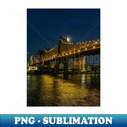 queensboro bridge manhattan new york city - high-resolution png sublimation file - revolutionize your designs