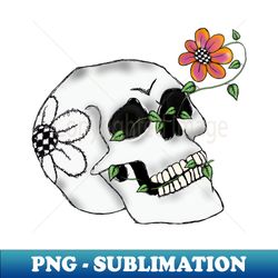 Tango Skull - Retro PNG Sublimation Digital Download - Add a Festive Touch to Every Day