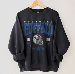 buffalo football sweatshirt, vintage style buffalo football crewneck, football sweatshirt, buffalo football sweatshirt,