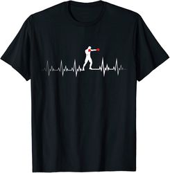 boxing heartbeat shirt sports lover t-shirt