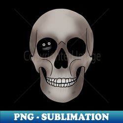 even happier on the inside skull - exclusive sublimation digital file - unleash your inner rebellion