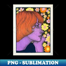 flower child - retro png sublimation digital download - instantly transform your sublimation projects