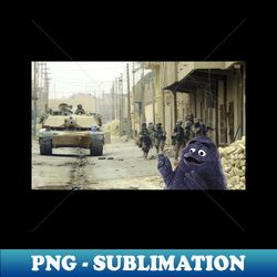 Fallujah Grimace - Exclusive PNG Sublimation Download - Enhance Your Apparel with Stunning Detail