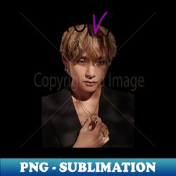 KimTaehyung LayoVer V Tae - Aesthetic Sublimation Digital File - Unleash Your Inner Rebellion
