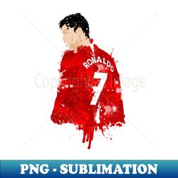 Cristiano Ronaldo- CR7 - PNG Transparent Digital Download File for Sublimation - Instantly Transform Your Sublimation Projects
