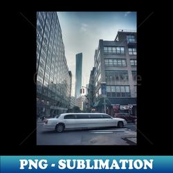 limousine manhattan new york city - png transparent sublimation file - perfect for creative projects