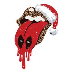 deadpool tongue out svg, super hero ceramic svg, leopard lips svg, merry christmas svg, santa svg, digital download