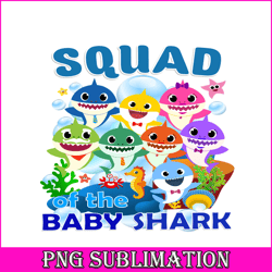 squad of the baby shark png