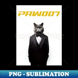 Paw Agent - Sublimation-Ready PNG File - Capture Imagination with Every Detail