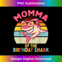 momma of the shark birthday matching family - minimalist sublimation digital file - lively and captivating visuals