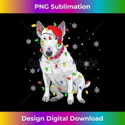 bull terrier christmas sweater dog xmas lights tree - edgy sublimation digital file - immerse in creativity with every design