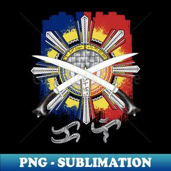 Philippine Flag SunGinunting swordBaybayin word Kali - PNG Sublimation Digital Download - Add a Festive Touch to Every Day