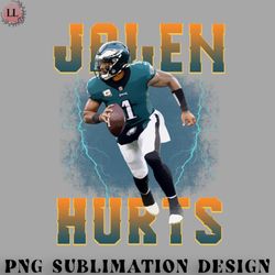 football png jalen hurts football poster style