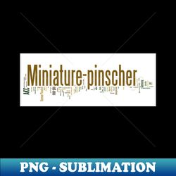 miniature pinscher mashup - modern sublimation png file - enhance your apparel with stunning detail