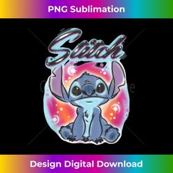 disney lilo & stitch airbrushed stitch - bohemian sublimation digital download - customize with flair