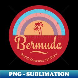 Bermuda British Overseas Territory - Premium Sublimation Digital Download - Enhance Your Apparel with Stunning Detail