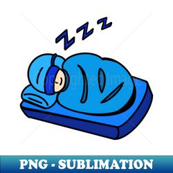 Cute sleeping cartoon kid - Signature Sublimation PNG File - Enhance Your Apparel with Stunning Detail