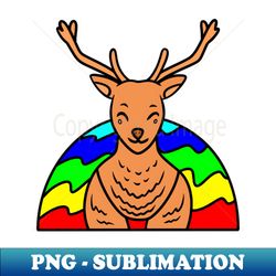 cute sika deer - premium png sublimation file - stunning sublimation graphics