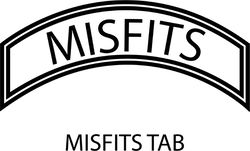 MISFITS TAB BANNERS RANGER SCROLLS & CREST VECTOR FILE SVG DXF EPS PNG JPG FILE