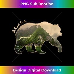 alaska bear t grizzly bear short sleeve gift - innovative png sublimation design - craft with boldness and assurance