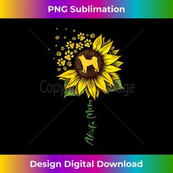 Akita Mom Sunflower Akita Inu Lover Gifts Dog Mom Mama - Classic Sublimation Png File - Rapidly Innovate Your Artistic Vision