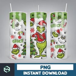 hot christmas tumbler design wrap, pink christmas 20oz skinny tumbler design, christmas movie tumbler wrap png (3)