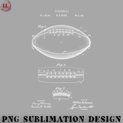 football png nfl football superbowl patent print 1939