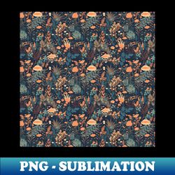 aquatic seamless pattern underwater sea life ocean marine aquarium coral water plants fish nautical - exclusive png sublimation download - spice up your sublimation projects